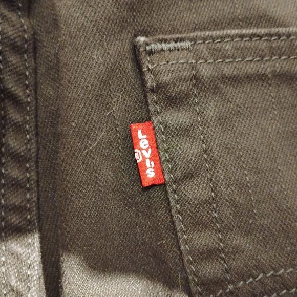 Levi's 514 jeans mens 36x32 black denim straight leg stretch Strauss NWOT - Picture 3 of 12